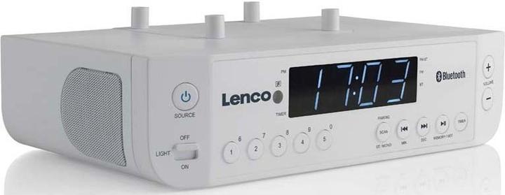 Image du produit Lenco KCR-100 Radio de cuisine FM Bluetooth® Blanc (FM, Bluetooth)