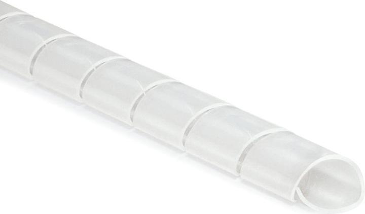 Actual product image HellermannTyton Natural PTFE spiral wrapping, 9mm id (Cable spiral hose, 26.10 cm)