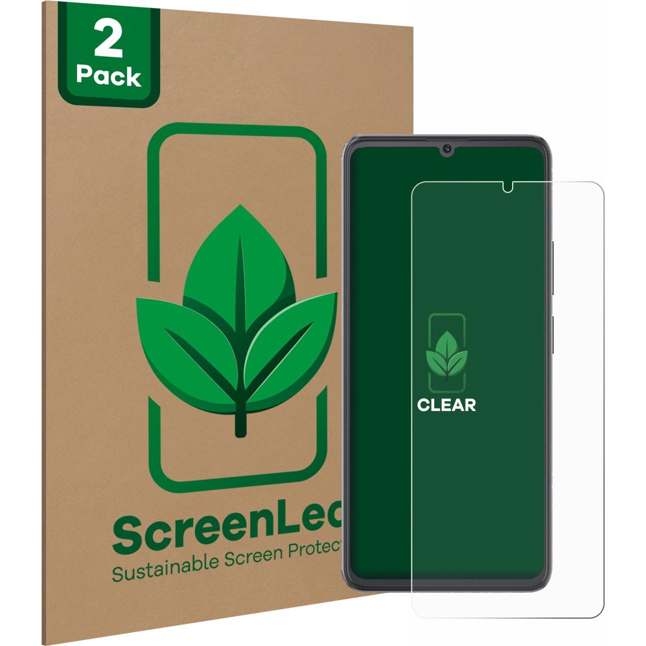 Thumbnail - ScreenLeaf Schutzfolie nachhaltiger Displayschutz Display Schutz Folie Klar Transparent (2 Stück, Cubot A20), Smartphone...