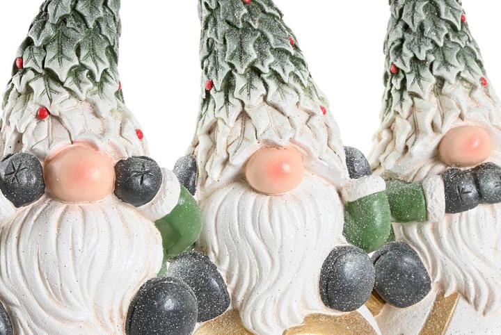 Produktbild Esprit Weihnachtsschmuck Weiss grün Gold Zwerg 23 X 21,5 X 55 CM (3 Stück)