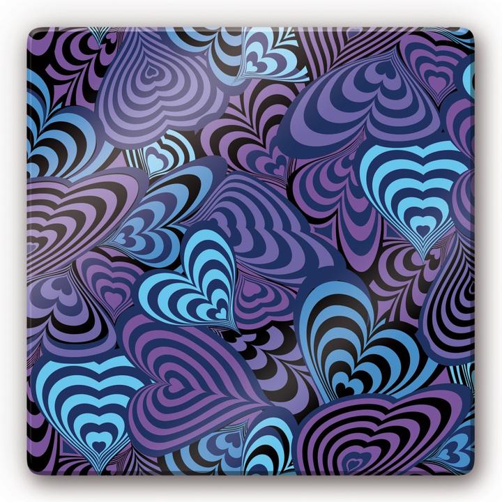 Image du produit Trenddeko Coeurs rétro (50 x 50 cm)