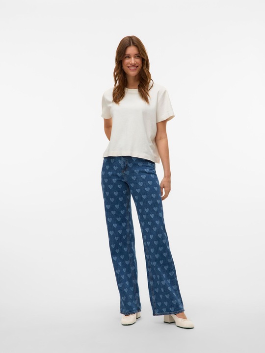 Produktbild Vero Moda VMTESSA Hohe Taille Weiter Beinschnitt Jeans Weit geschnitten (W31/L32)