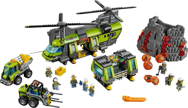 Immagine prodotto LEGO Elicottero di sollevamento pesante City Vulcan (60125, LEGO City)