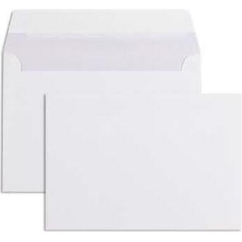 Blanke, Briefumschlag, Briefumschläge C6 100g/qm haftklebend VE=500 Stück weiss (C6, 500 x)