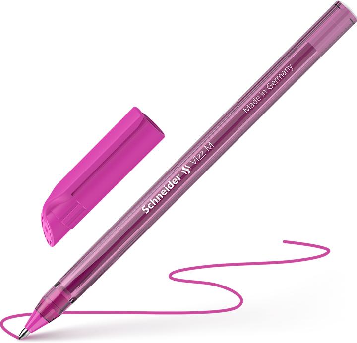 Produktbild Schneider Kugelschreiber Vizz M pink (PINK-TRANSPARENT, 1 x)