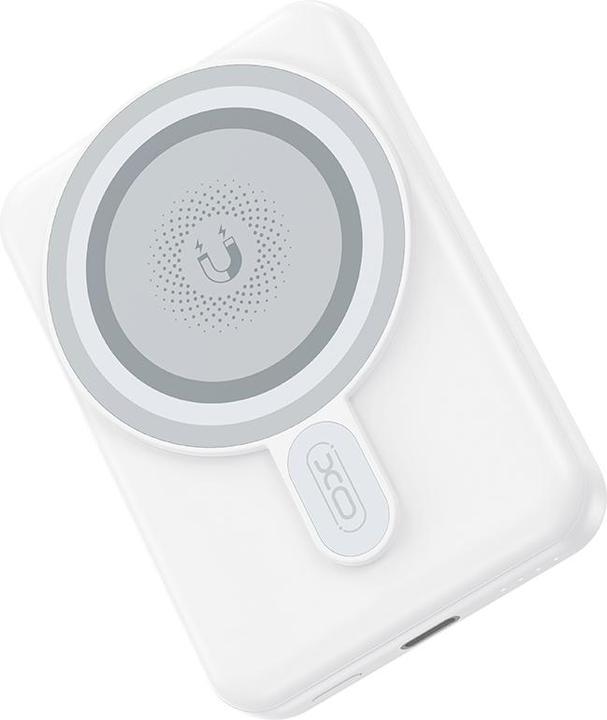 xO power bank magnetic PR264 20W 10000mAh white (10000 mAh, 20 W, 37 Wh)