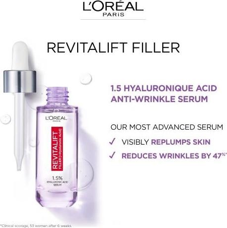 Actual product image L'Oréal Paris Revitalift Filler HA 1.5% (50 ml)