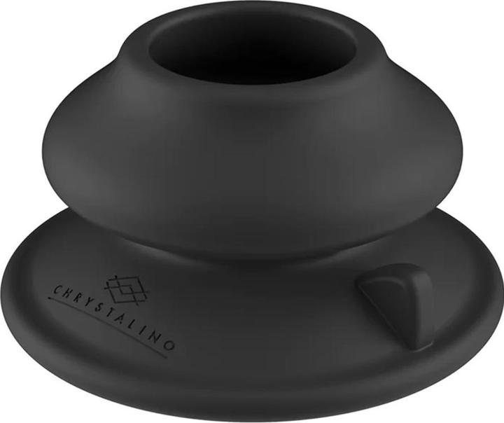 Produktbild Shots Ribbly - Glass Vibrator - With Suction Cup and Remote - Rechargeable - 10 Speed