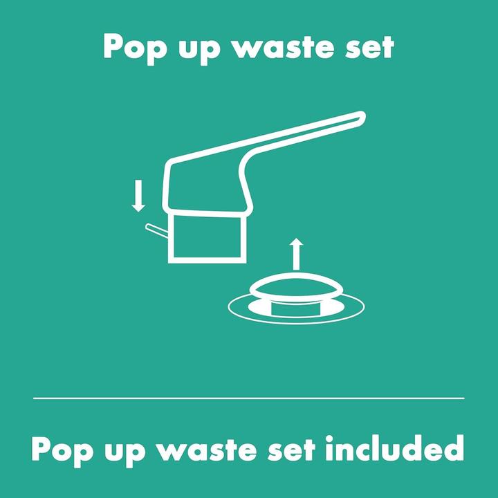 Produktbild hansgrohe Vivenis Waschtischmischer 110 (chrom) mit Ablaufgarnitur