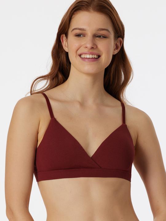 Actual product image Schiesser Pure Rib underwired bra (Single pack, 85 B)