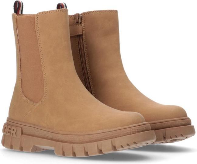 Tommy Hilfiger Damen Bootie Cognac Stiefeletten (35)