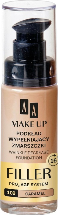 Immagine prodotto Oceanic AA Make Up Filler Riduzione Rughe Fondotinta Pro Age System Fondotinta Filler Rughe 109 Caramello 3 (109 Caramello)