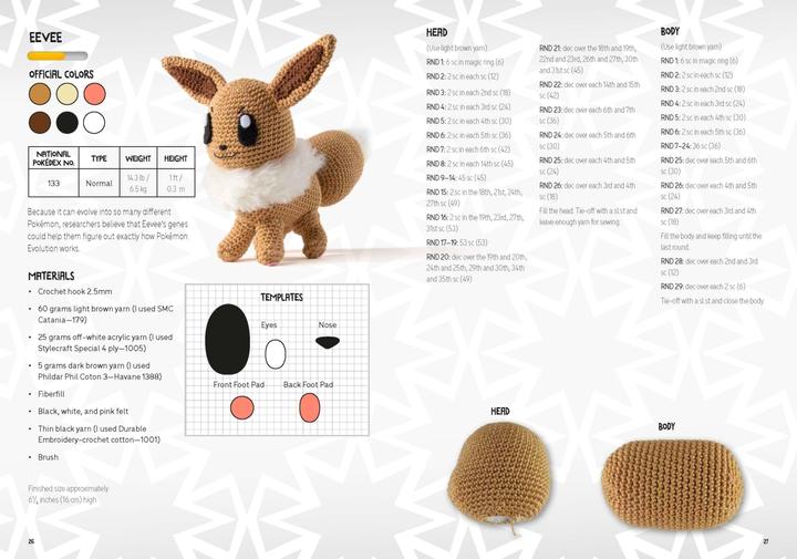 Image du produit Pokemon Crochet Pikachu Kit (Anglais, Sabrina Somers, 2021)