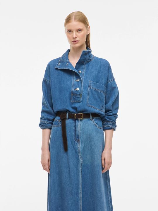 Immagine prodotto Rouge Edit Stehkragen Jeanshemd (40)