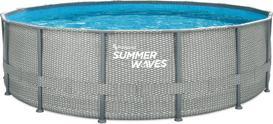Summer Waves Pool Natural Rattan Elite-Rahmen (488 x 122 cm)