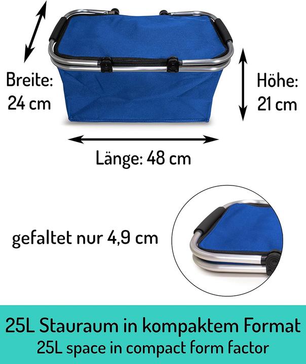 Image du produit e-Best Faltbares Einkaufskorb-Set