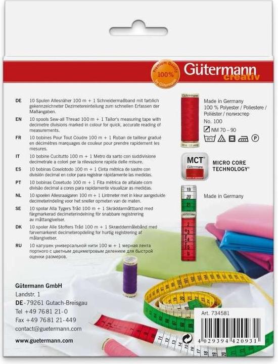 Image du produit Gütermann Machine à coudre universelle (100 m)