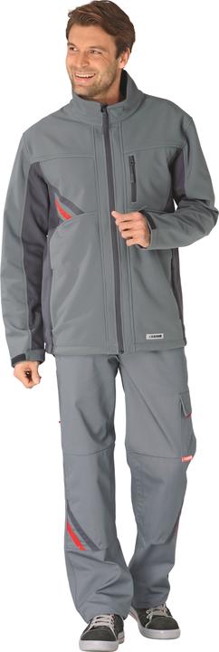 Immagine prodotto Planam Giacca softshell zinco/ardesia/rosso L XL (XL)