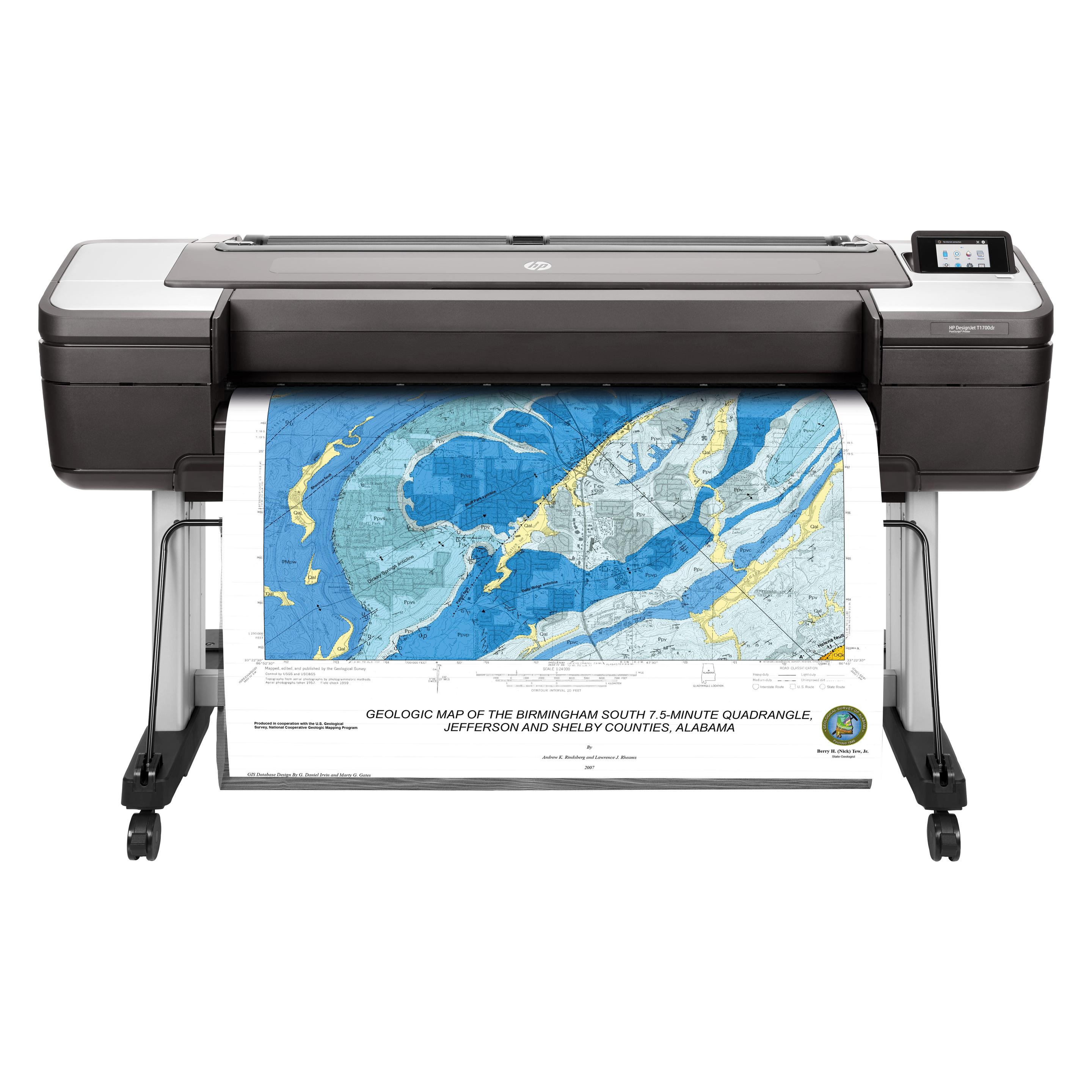 HP Designjet T1700dr (Tintenpatrone, Farbe), Drucker, Schwarz