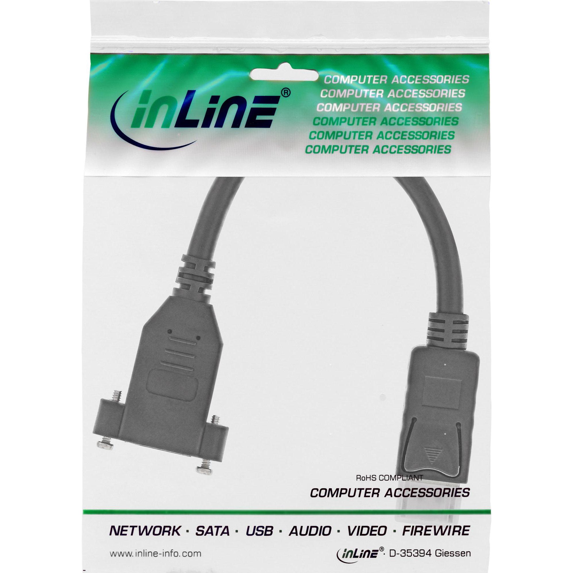 Thumbnail - InLine DisplayPort — DisplayPort (0.20 m, DisplayPort), Video Kabel