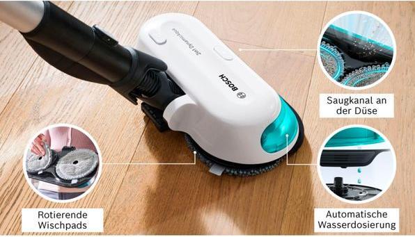 Image du produit Bosch Hausgeräte Bosch Akku-Staubsauger BSS712XHYG Unlimited 7 ProHygienic Aqua