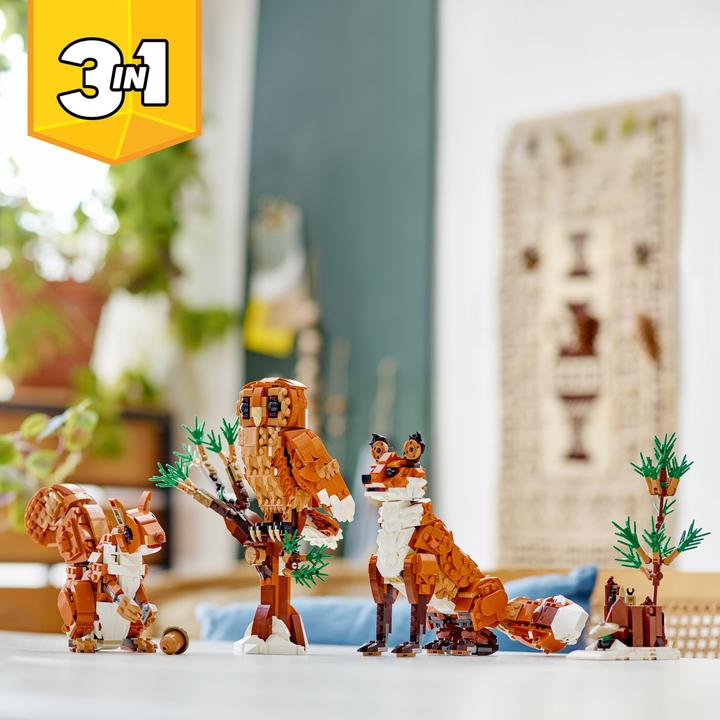 Image du produit LEGO 31154 Animaux de la forêt : renard roux (31154, LEGO Creator Expert)