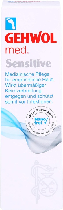Produktbild Gehwol med Sensitive (Fusscrème & Fussgel, 75 ml)