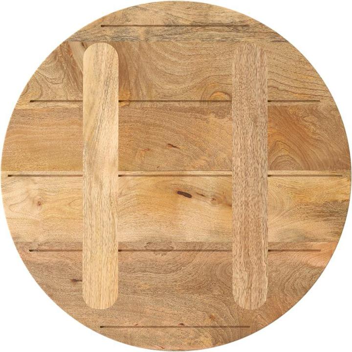 Image du produit vidaXL Plateau de table Plateau en bois massif Ø 60x3,8cm Rond Bois massif Mango