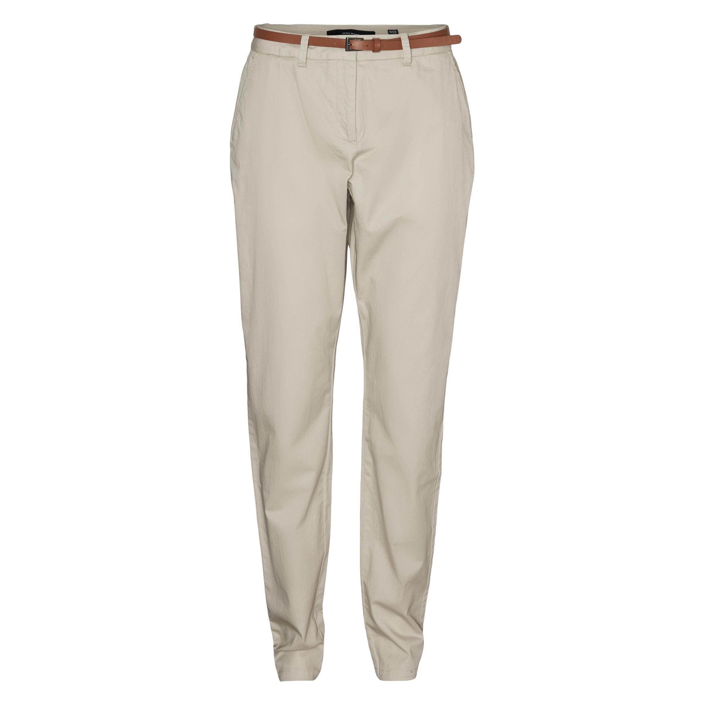 Vero Moda, Damen, Hosen, Vmflashino Mr Regular Chino Pants, Grau, (30)