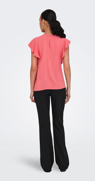 Image du produit JdY Locker geschnitten V-Ausschnitt Voluminöser Armschnitt Top Top (S)