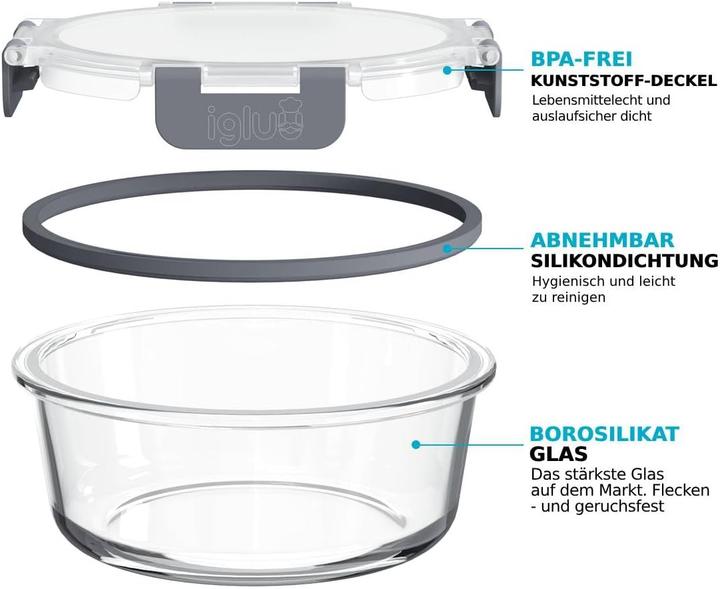 Actual product image Igluu Meal Prep Frischhaltedosen (0.95 l)