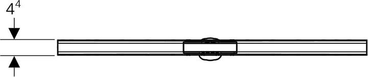 Actual product image Geberit CleanLine80 Caniveaux de douche, longueur 30-110cm (peut être raccourci), 154.442.KS.1, 154.442.KS.1 (1100 mm)