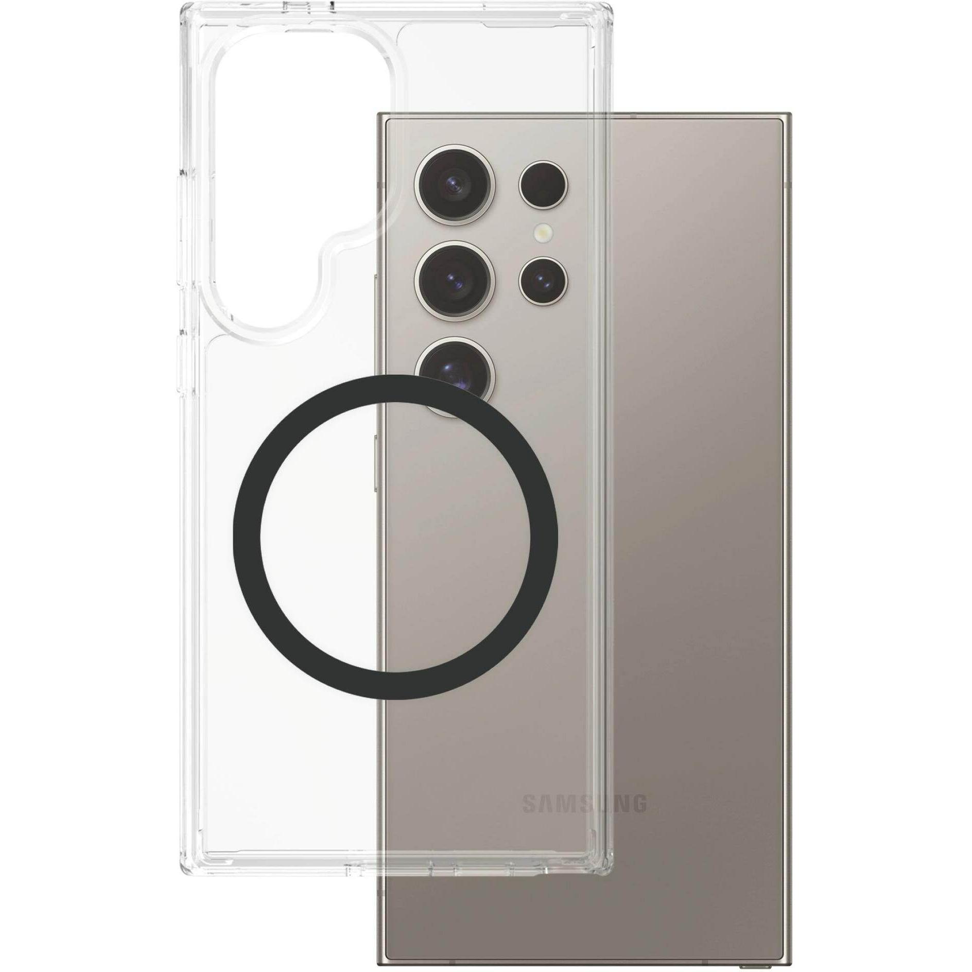 PanzerGlass CARE by  Flagship Case Transparent Urban Combat m. Schwarz Qi Compatible Samsung Galaxy (Samsung Galaxy S25 ...
