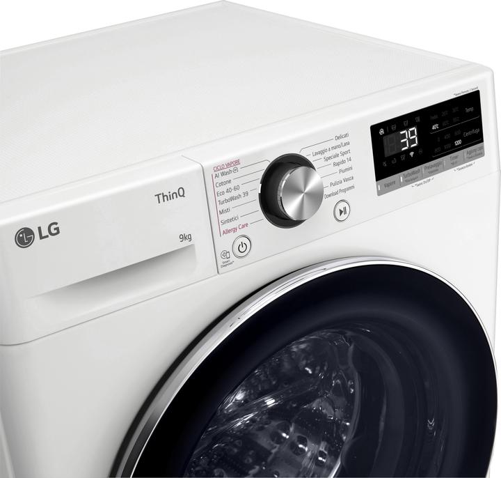 Actual product image LG F2R7S09TSWC (9 kg, Left)