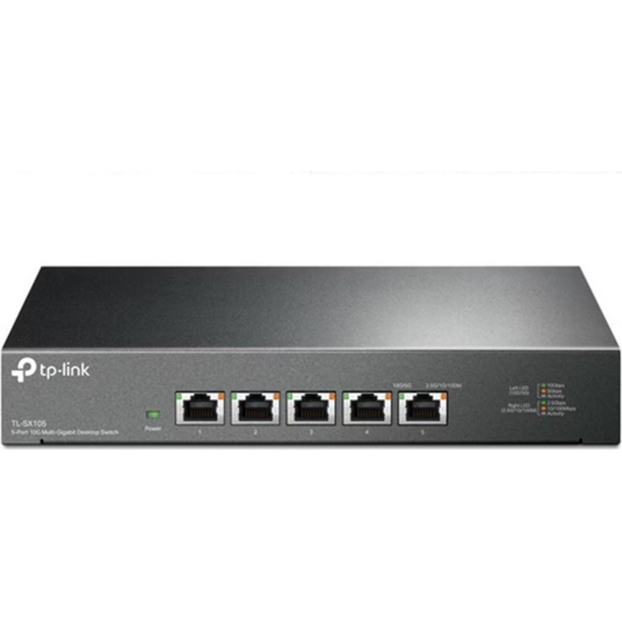 Thumbnail - TP-Link TL-SX105 (5 Ports), Netzwerk Switch, Schwarz