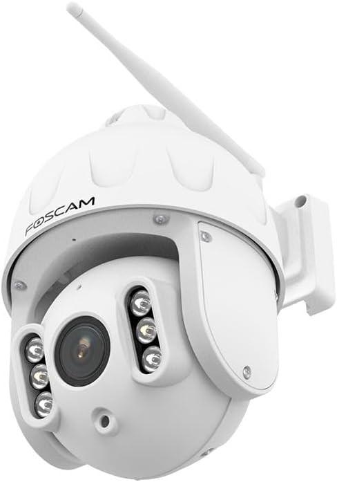 Image du produit Foscam 8MP WiFi PTZ Dome Outdoor IP Camera with Spotlights and Intelligent Tracking SD8P White (3840 x 2160 pixels)