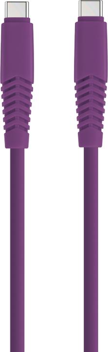 Productafbeelding Setty kabel USB-C - USB-C 1,5 m 2,1A KSC-C-1.5219 paars (1.50 m, USB 3.2 Gen 1)