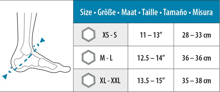 Actual product image BioSkin AFTR DC Ankle Brace (XL, XXL)