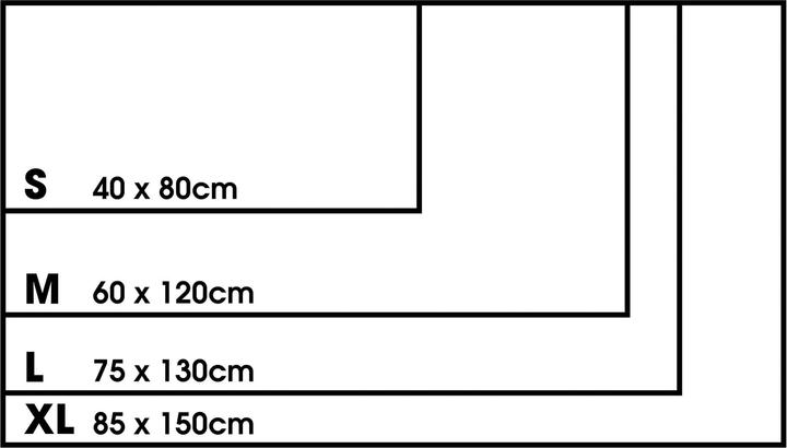 Produktbild Highlander Small Fibresoft Towel - Charcoal (40 x 80 cm)