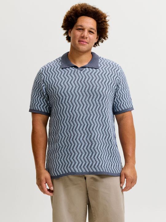 Produktbild Jack & Jones Joraiden Knit Split Neck Polo Styd Pls (3XL)