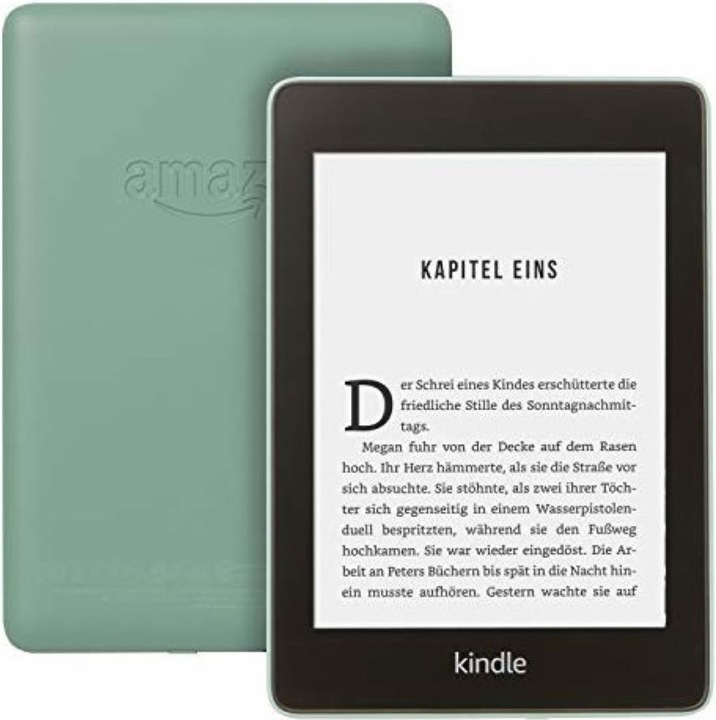 Actual product image Amazon Kindle Paperwhite (6", 32 GB, Sage colour)