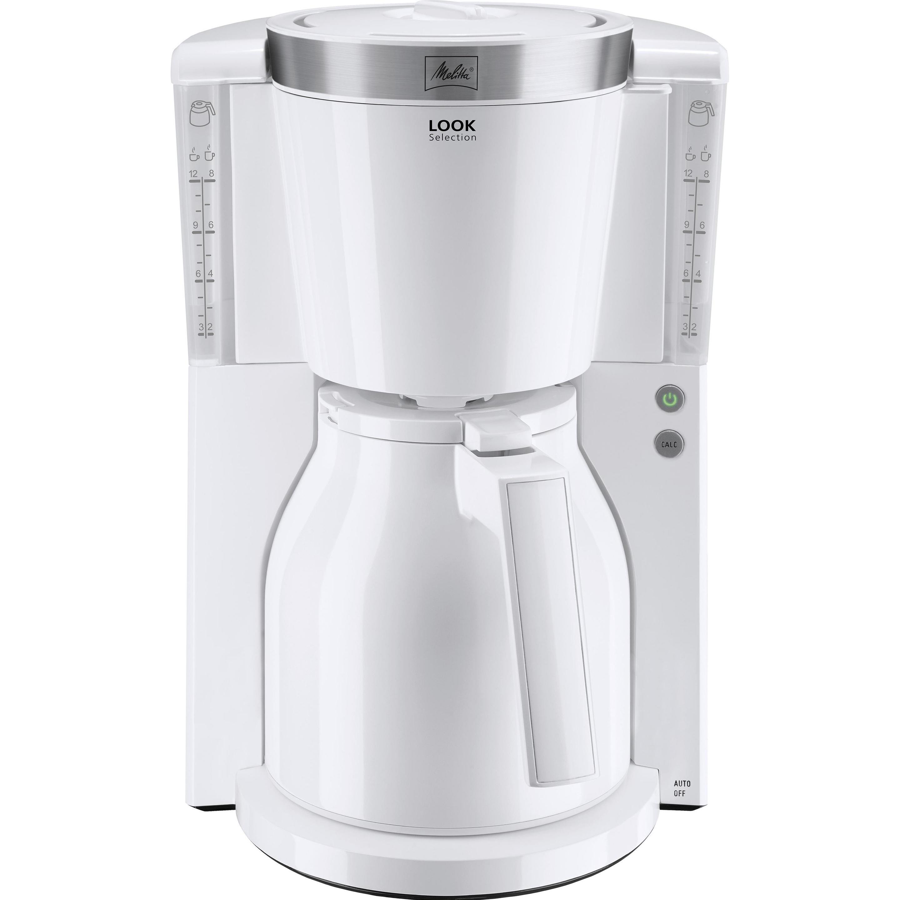 Melitta Look Selection Therm, Filterkaffeemaschine, Weiss