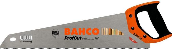 Actual product image Bahco ProfCut hand saw with hardened tooth tips for hardwood, plywood, thin profiles, GT toothing