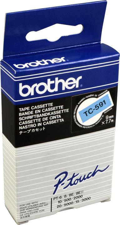 Actual product image Brother P-Touch (0.90 cm, Blue)