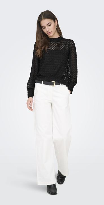 Produktbild JdY Spitzenverziertes Oberteil mit langen Ärmeln (S)