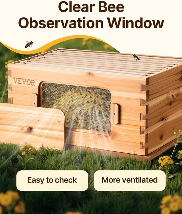Actual product image Vevor Bee Hive Starter Kit