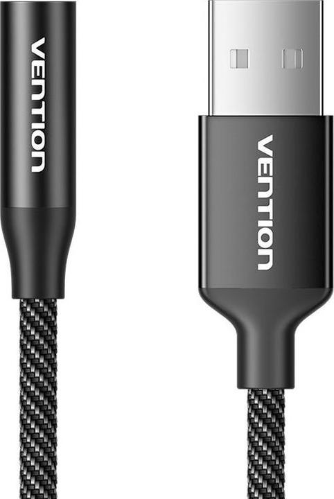 Produktbild Vention USB Single port External sound card Gome 0.25m (Black) (USB)