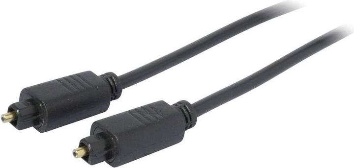 Actual product image Shiverpeaks S/CONN maximum connectivity fibre optic cable 4.0mm, Toslink plug to Toslink plug, 1.5m (1.50 m, TOSLINK)