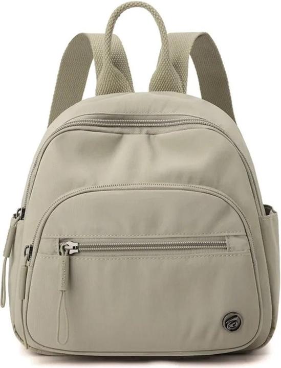 Produktbild Only-Bags.Store Tragbarer Nylonrucksack, einfarbiger wasserdichter Rucksack mit mehreren Taschen, lässiger