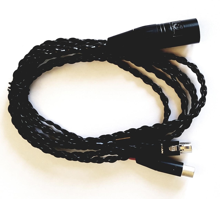 Immagine prodotto Audeze cavo da mini XLR a XLR a 4 poli per tutti gli LCD (2.5m, XLR, LCD)